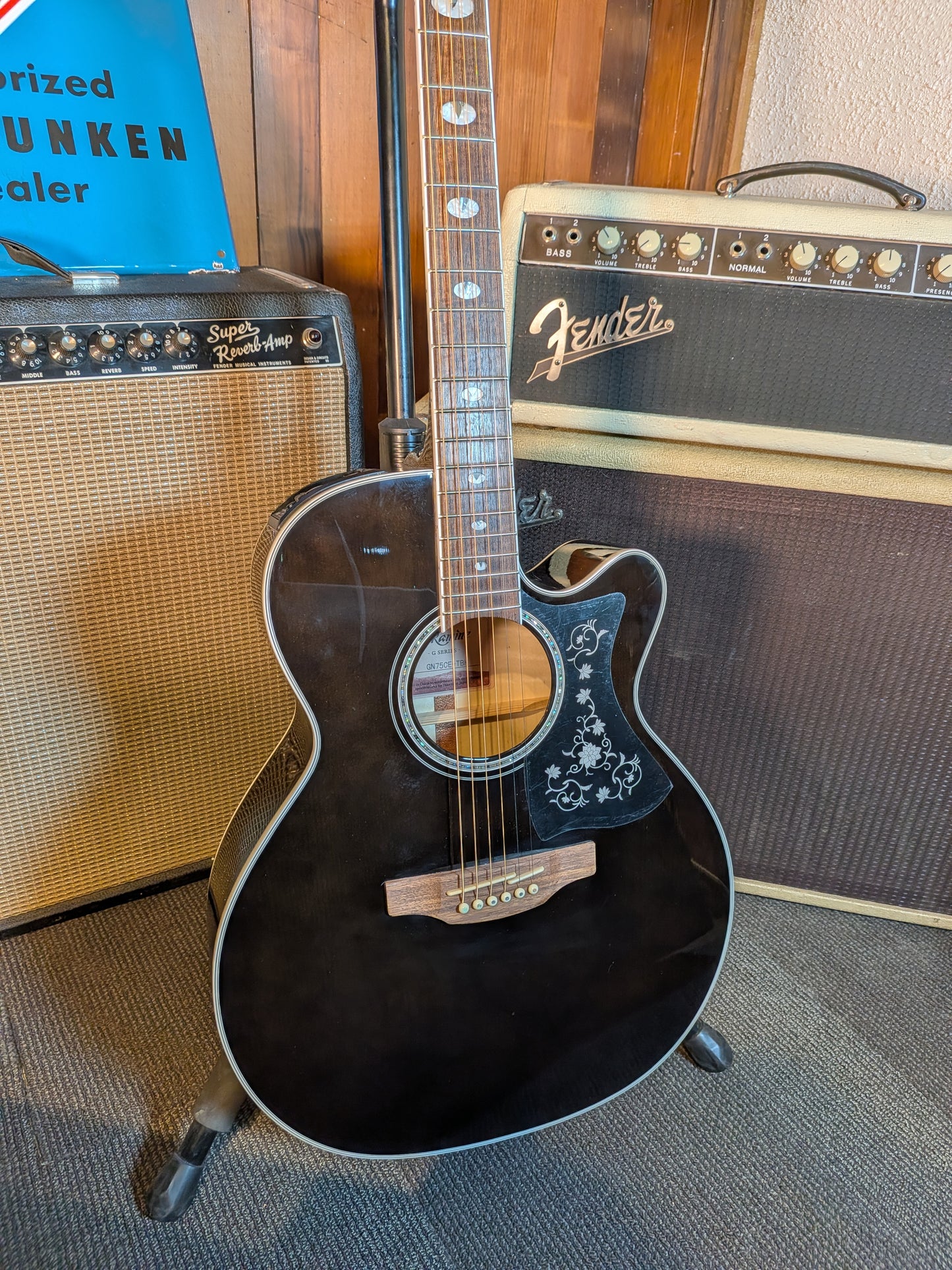 Takamine GN75CE NEX Acoustic/Electric Guitar - Transparent Black (B-Stock)