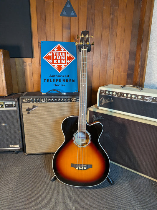 Takamine GB72CE-BSB Acoustic/Electric Bass Guitar - Gloss Brown Sunburst (B-Stock)