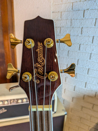 Takamine GB72CE-BSB Acoustic/Electric Bass Guitar - Gloss Brown Sunburst (B-Stock)