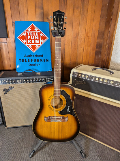 Framus 5/196 "Texan" Dreadnought Acoustic Guitar w/Case - Shaded Brown (1960's)