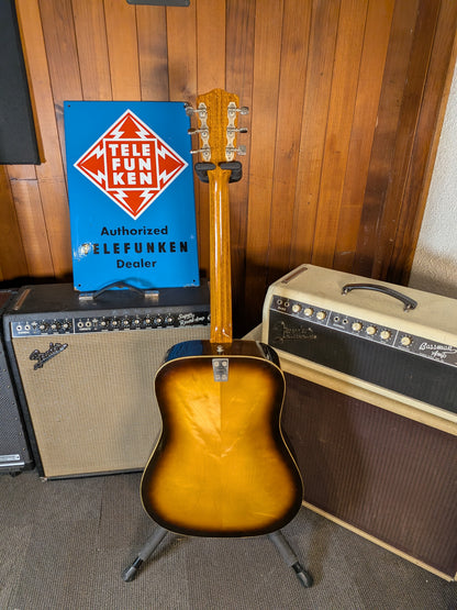 Framus 5/196 "Texan" Dreadnought Acoustic Guitar w/Case - Shaded Brown (1960's)