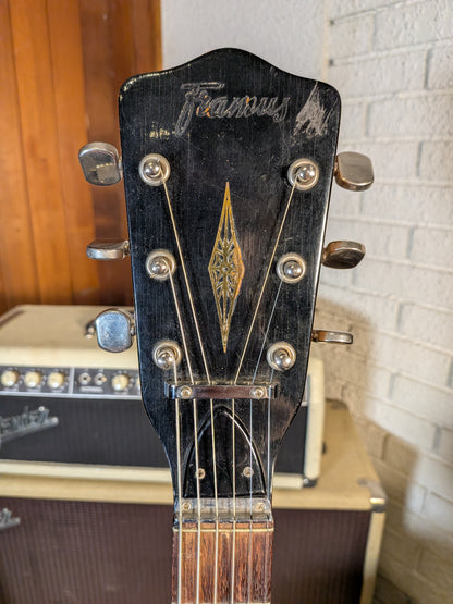 Framus 5/196 "Texan" Dreadnought Acoustic Guitar w/Case - Shaded Brown (1960's)