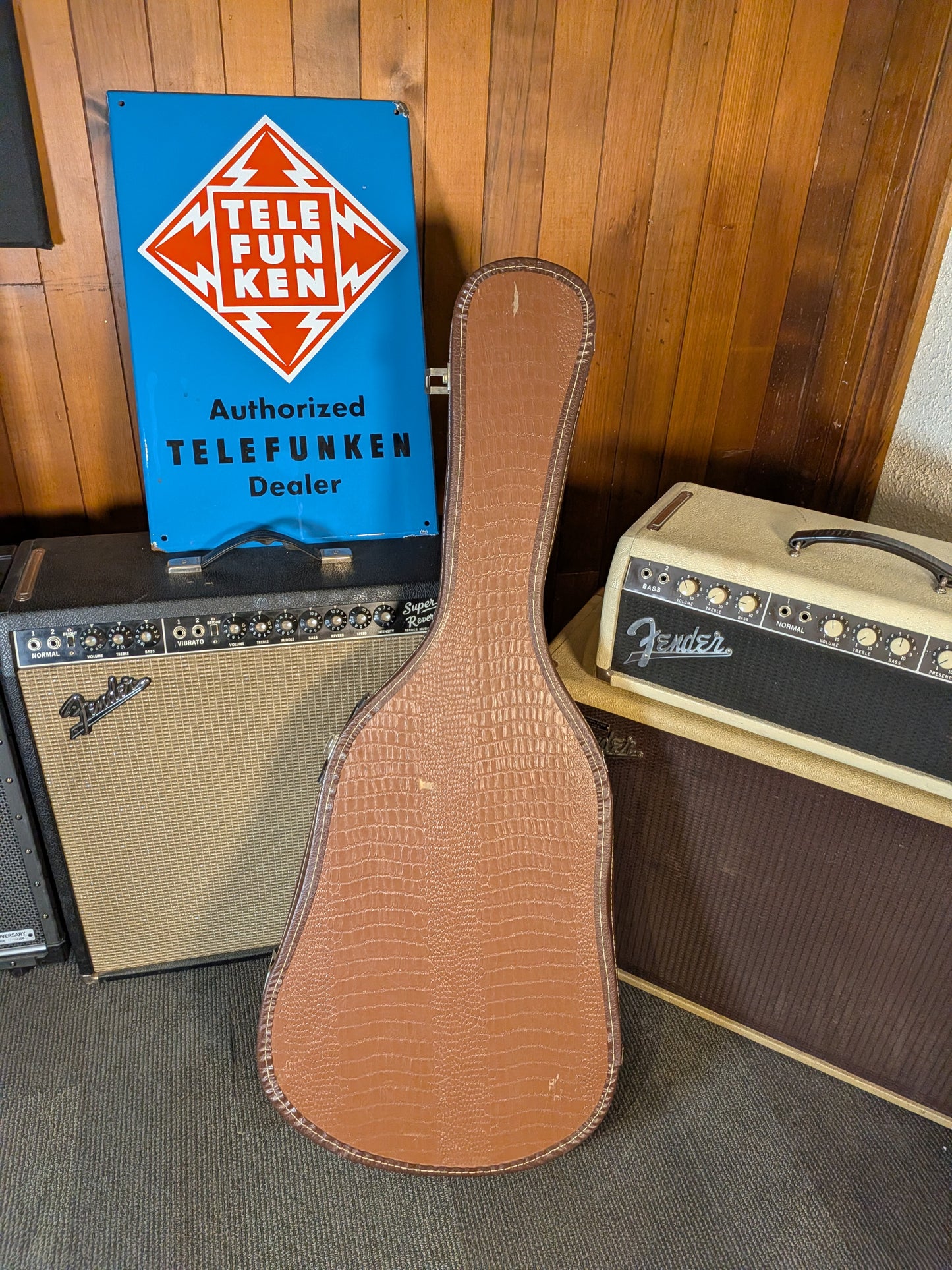 Framus 5/196 "Texan" Dreadnought Acoustic Guitar w/Case - Shaded Brown (1960's)