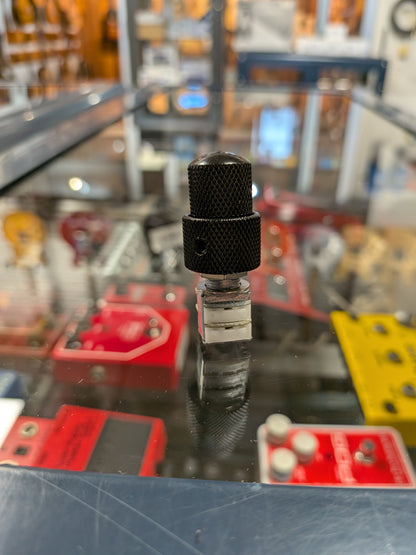 More Better Dual Concentric Metal Knurled Knob - Black