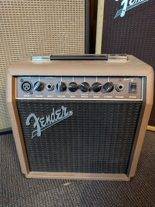 Fender Acoustasonic 15 1x6" 15w Acoustic Guitar Amplifier (2014)