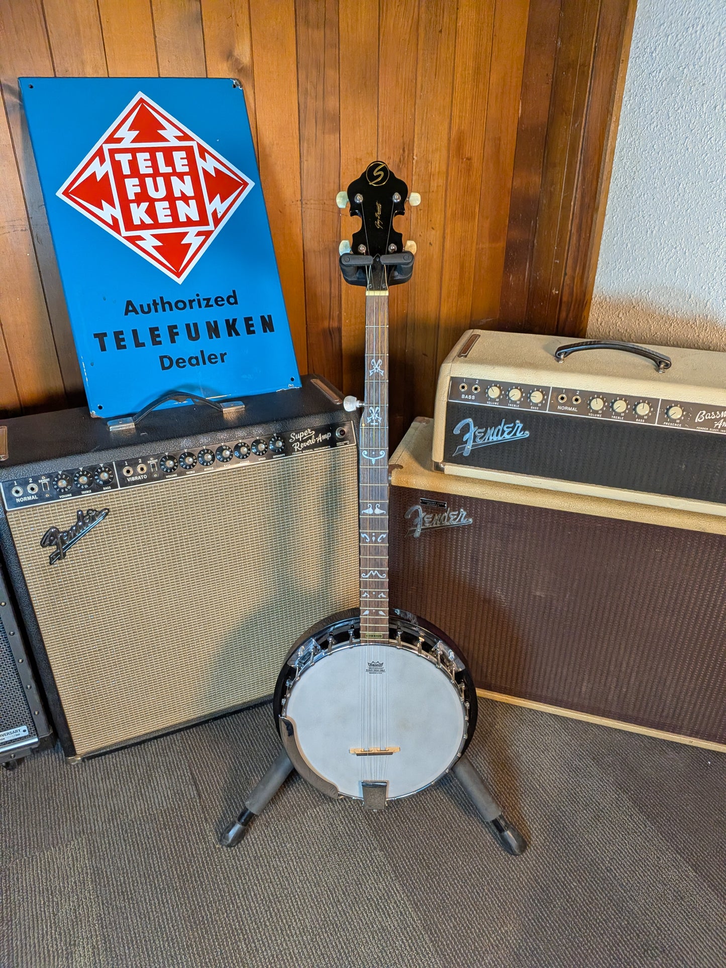 Samick Greg Bennett 5-String Resonator Banjo w/Case (Used)