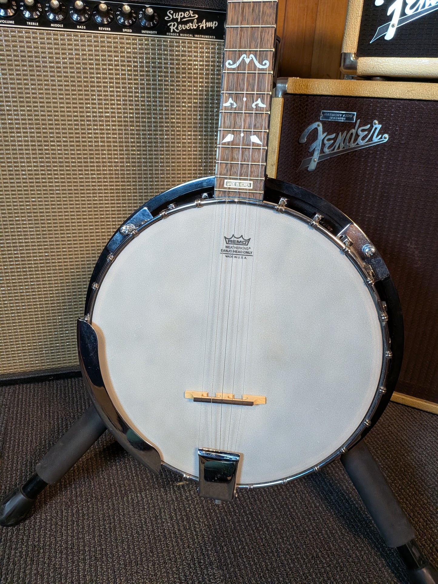 Samick Greg Bennett 5-String Resonator Banjo w/Case (Used)