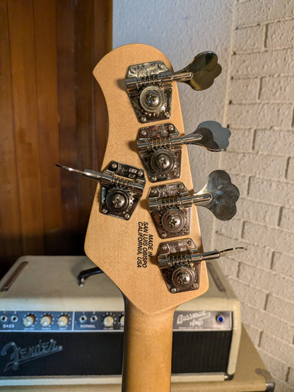 Ernie Ball Music Man Stingray 5HH Active 5-String Bass Guitar w/Case - Natural (2013)