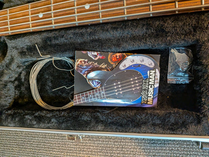 Ernie Ball Music Man Stingray 5HH Active 5-String Bass Guitar w/Case - Natural (2013)