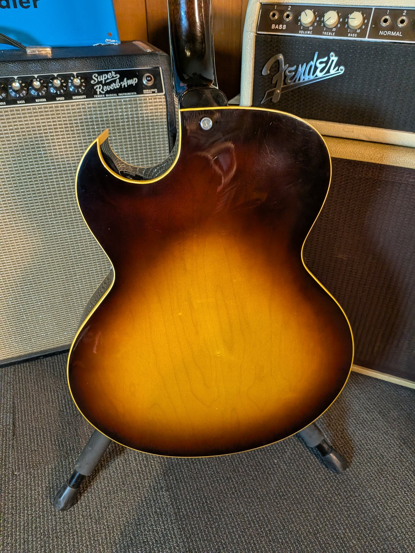 Gibson ES-175D Hollow Body Archtop Electric Guitar w/ Factory Bigsby & Case - Sunburst (1965)