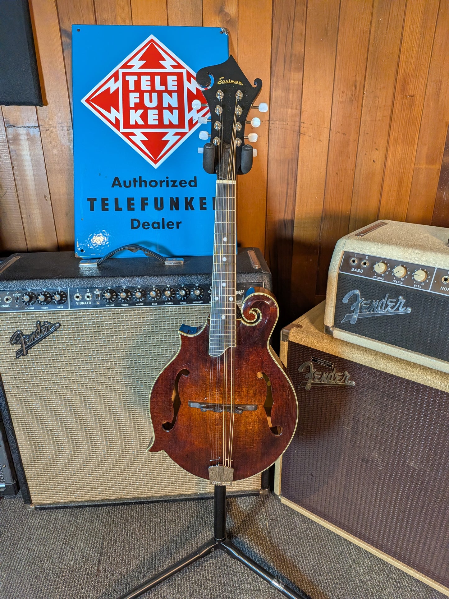 Eastman MD515L F-Style Left Handed Mandolin w/Case (2015)