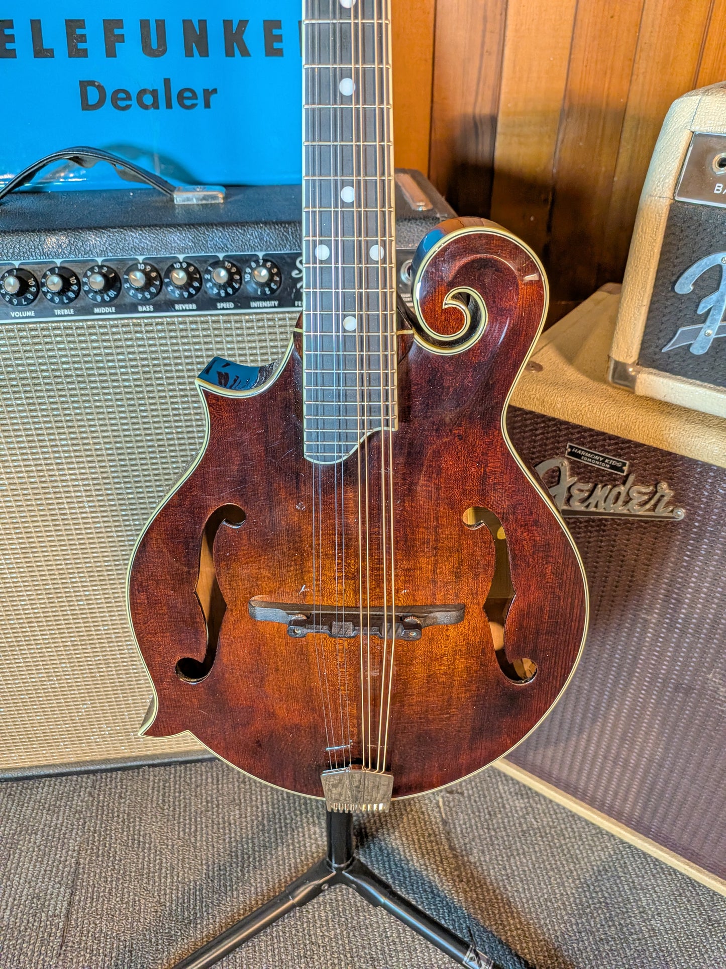 Eastman MD515L F-Style Left Handed Mandolin w/Case (2015)
