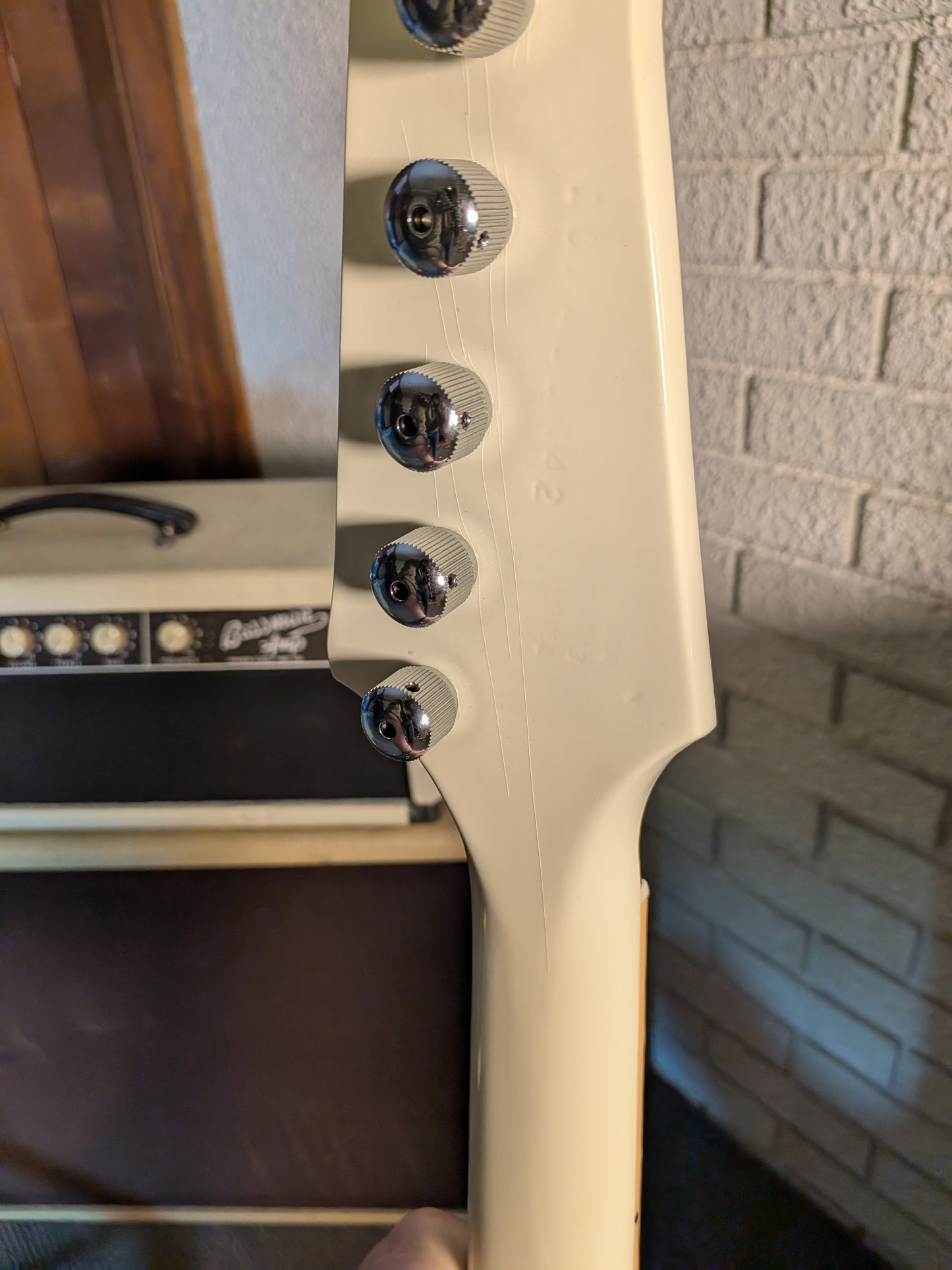 Gibson Firebird V Electric Guitar w/Case - Classic White (2013)