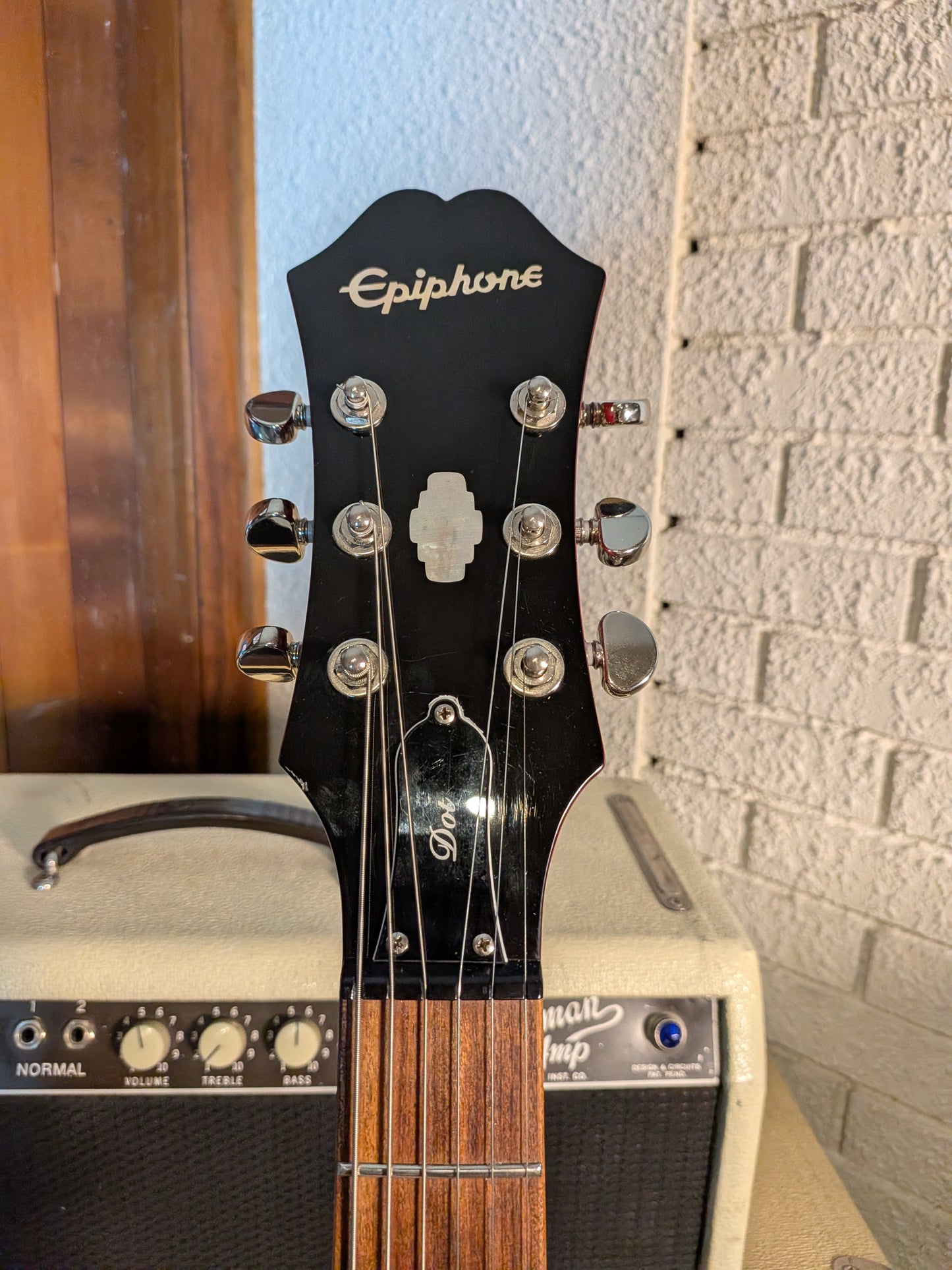 Epiphone Dot Semi-Hollow Electric Guitar - Cherry (2018)