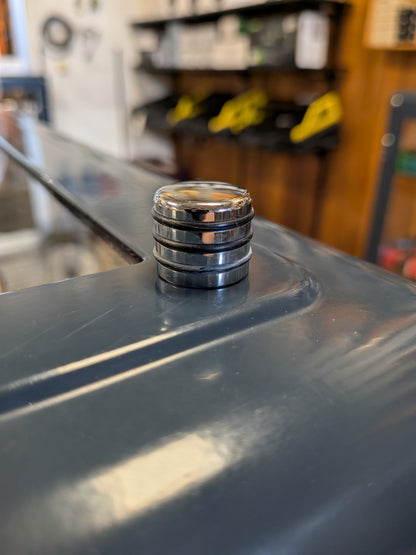 Hipshot O Ring Knob - Chrome, Single Knob