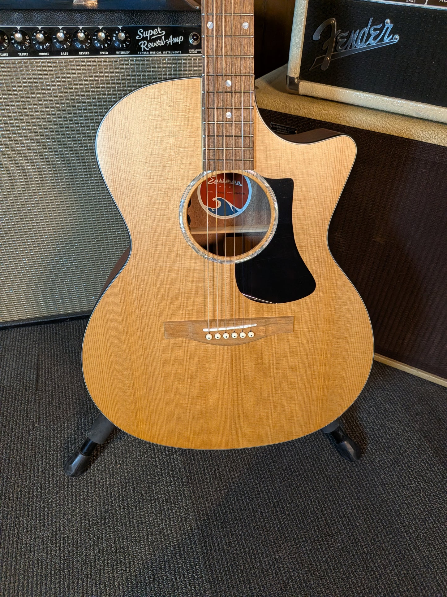 Eastman PCH1 Grand Auditorium Acoustic/Electric Guitar w/Gig Bag - Natural (Serial #M2602864)