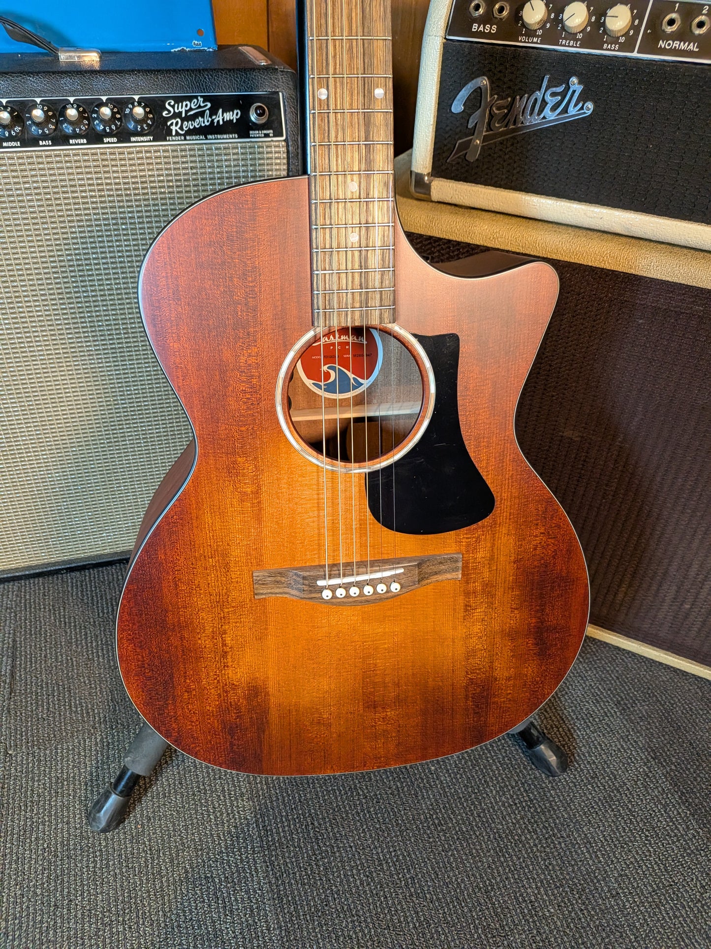 Eastman PCH1 Grand Auditorium Acoustic/Electric Guitar w/Gig Bag - Classic Finish (Serial #M2604947)