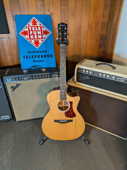 Eastman AC122-1CE Deluxe Acoustic/Electric Guitar w/Gig Bag - Natural (Serial #M2601756)