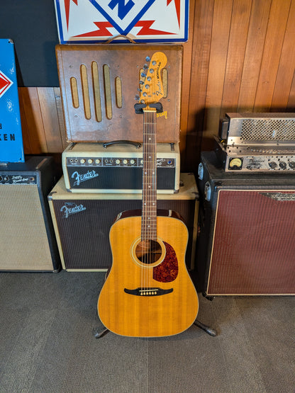 Fender Montclair Acoustic Guitar w/Case - Natural (Late 1980's)