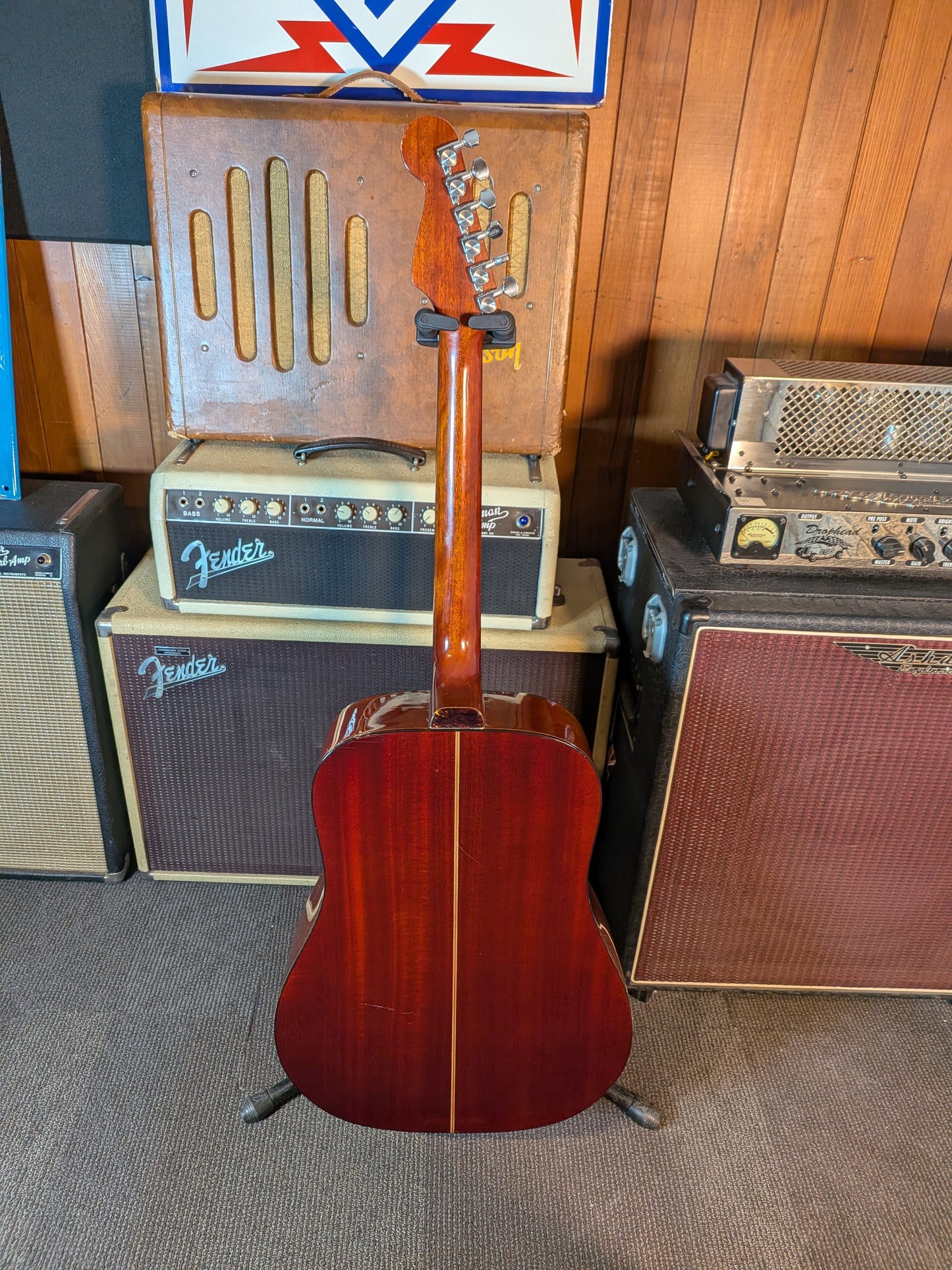 Fender Montclair Acoustic Guitar w/Case - Natural (Late 1980's)