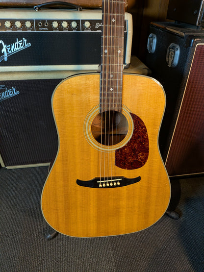 Fender Montclair Acoustic Guitar w/Case - Natural (Late 1980's)