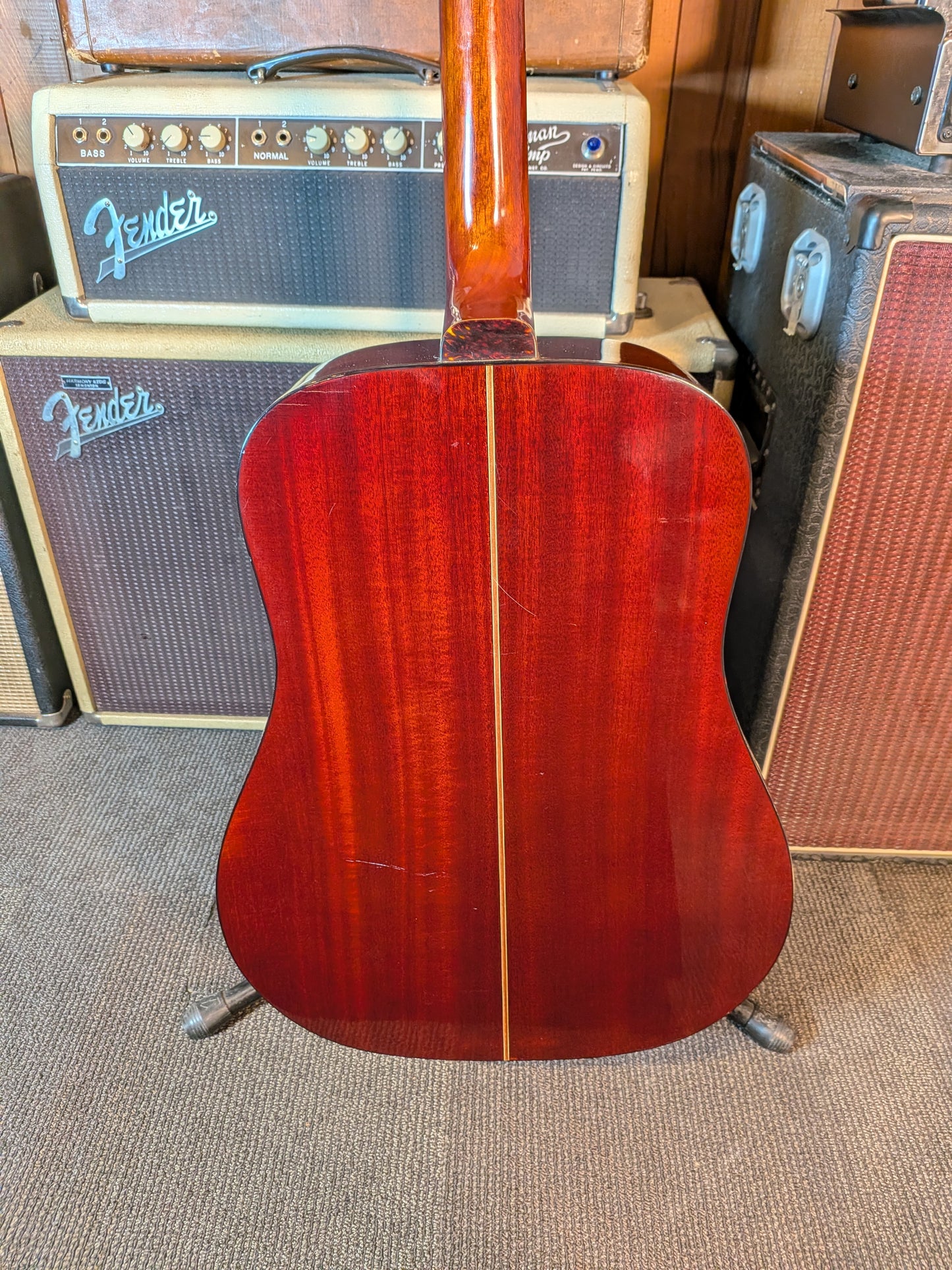 Fender Montclair Acoustic Guitar w/Case - Natural (Late 1980's)