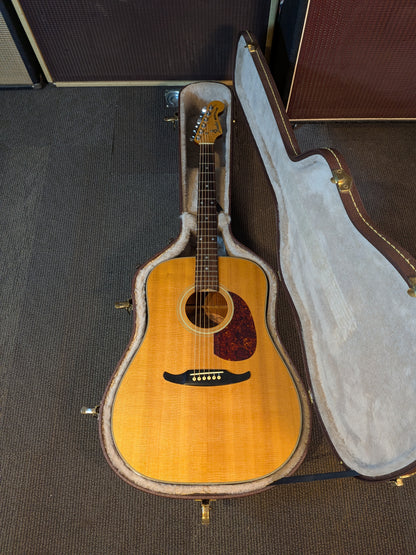 Fender Montclair Acoustic Guitar w/Case - Natural (Late 1980's)