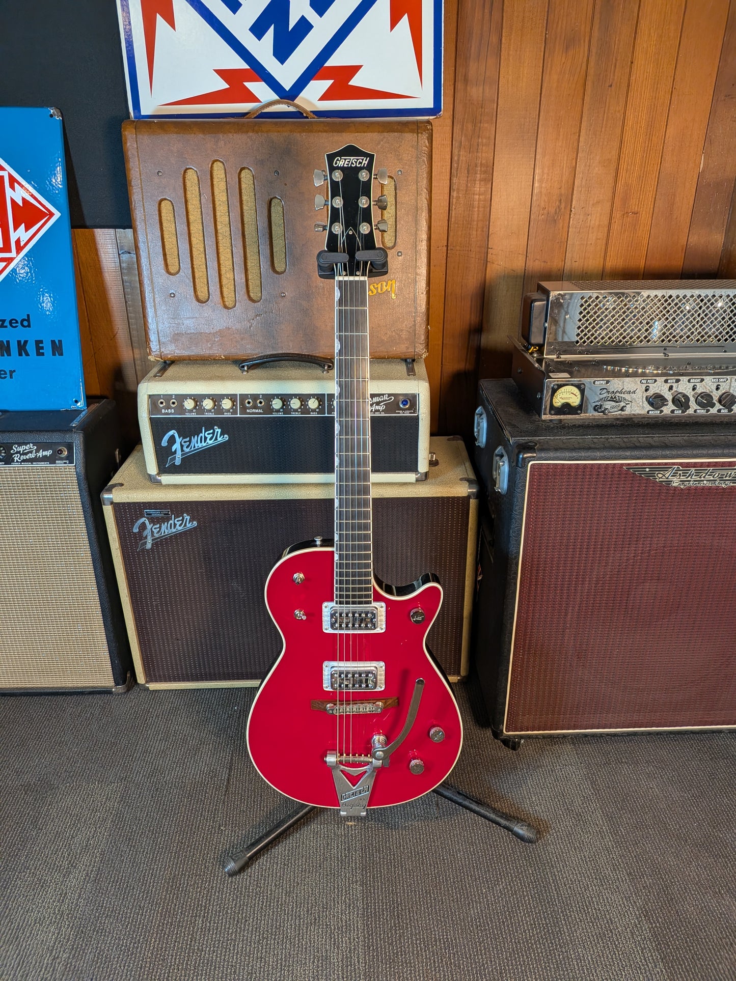 Gretsch G6131T-TVP Power Jet FIrebird Electric Guitar w/Case - Firebird Red (2006)