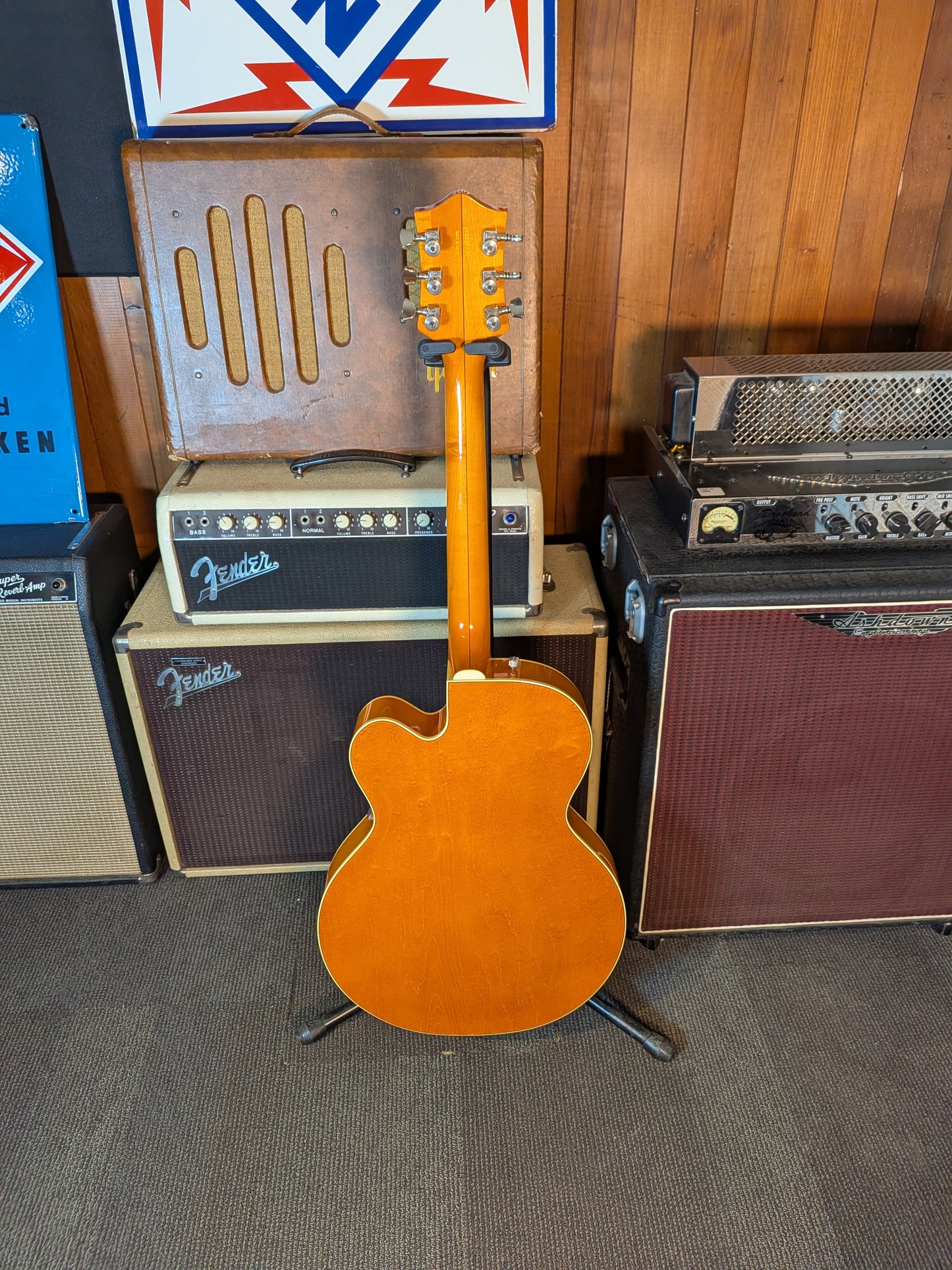 Gretsch G6120RHH Reverend Horton Heat Signature Hollow Body Electric Guitar w/Case - Orange Stain Lacquer (2006)