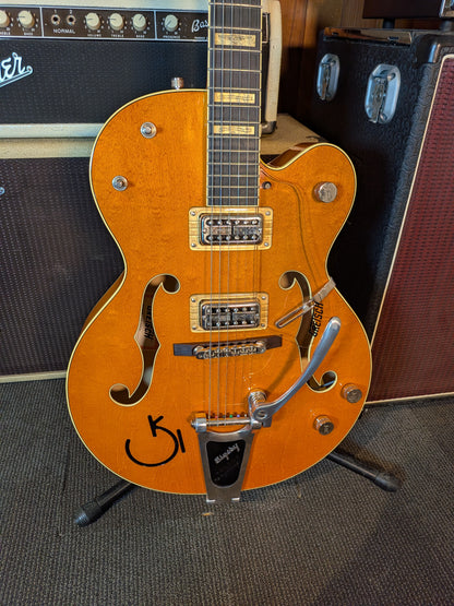 Gretsch G6120RHH Reverend Horton Heat Signature Hollow Body Electric Guitar w/Case - Orange Stain Lacquer (2006)
