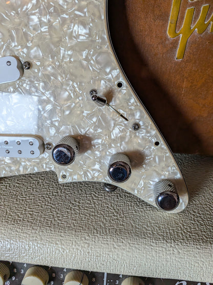 Seymour Duncan Everything Axe Loaded Stratocaster Pearloid Pickguard w/White Pickup Covers (Used)