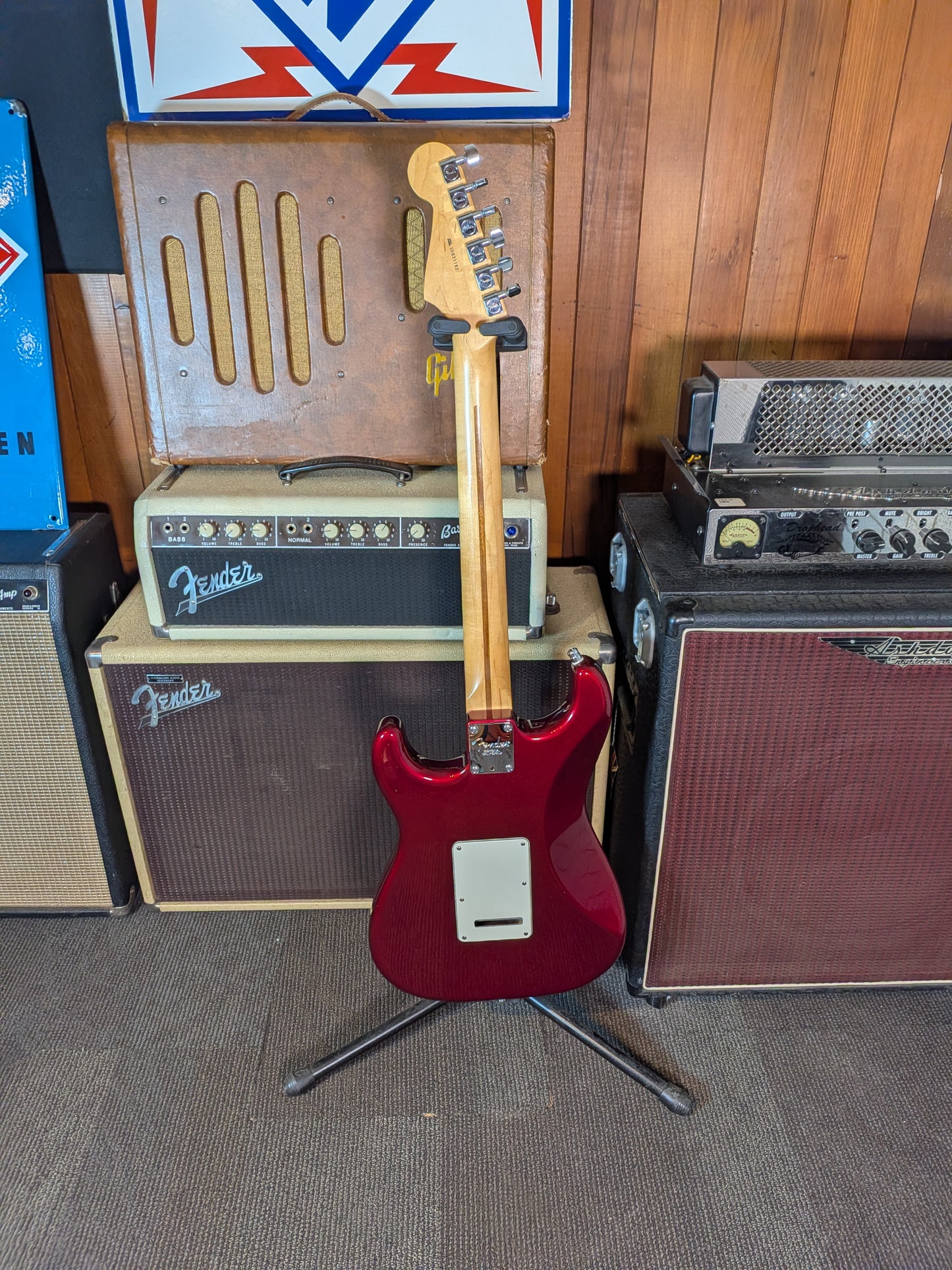 Fender American Standard Stratocaster w/Hardshell Case - Candy Cola (2010)