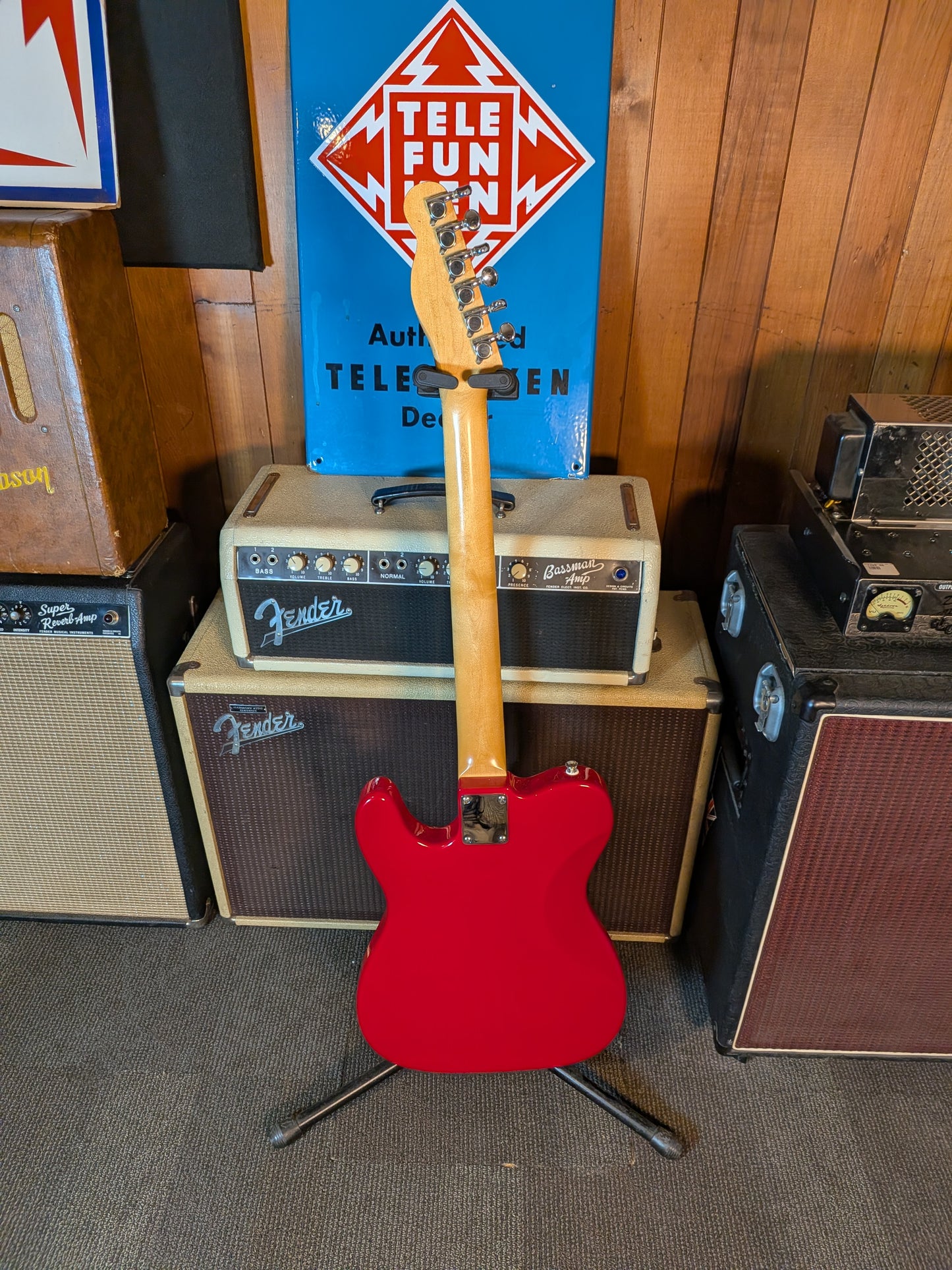 T-Style Partscaster Electric Guitar - Red (Used)