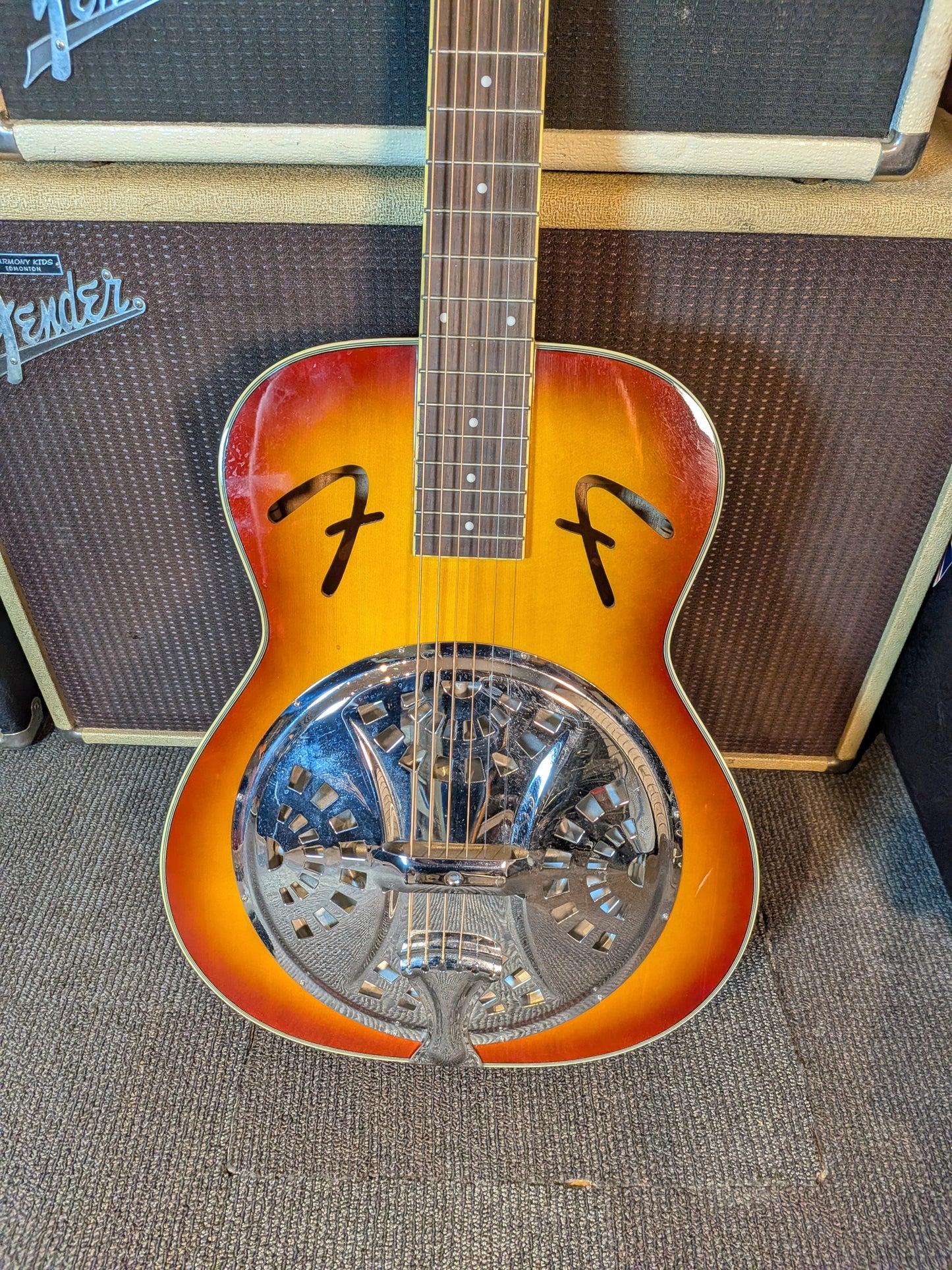 Fender FR-50 Square Neck Resonator Guitar - Sunburst (Used)