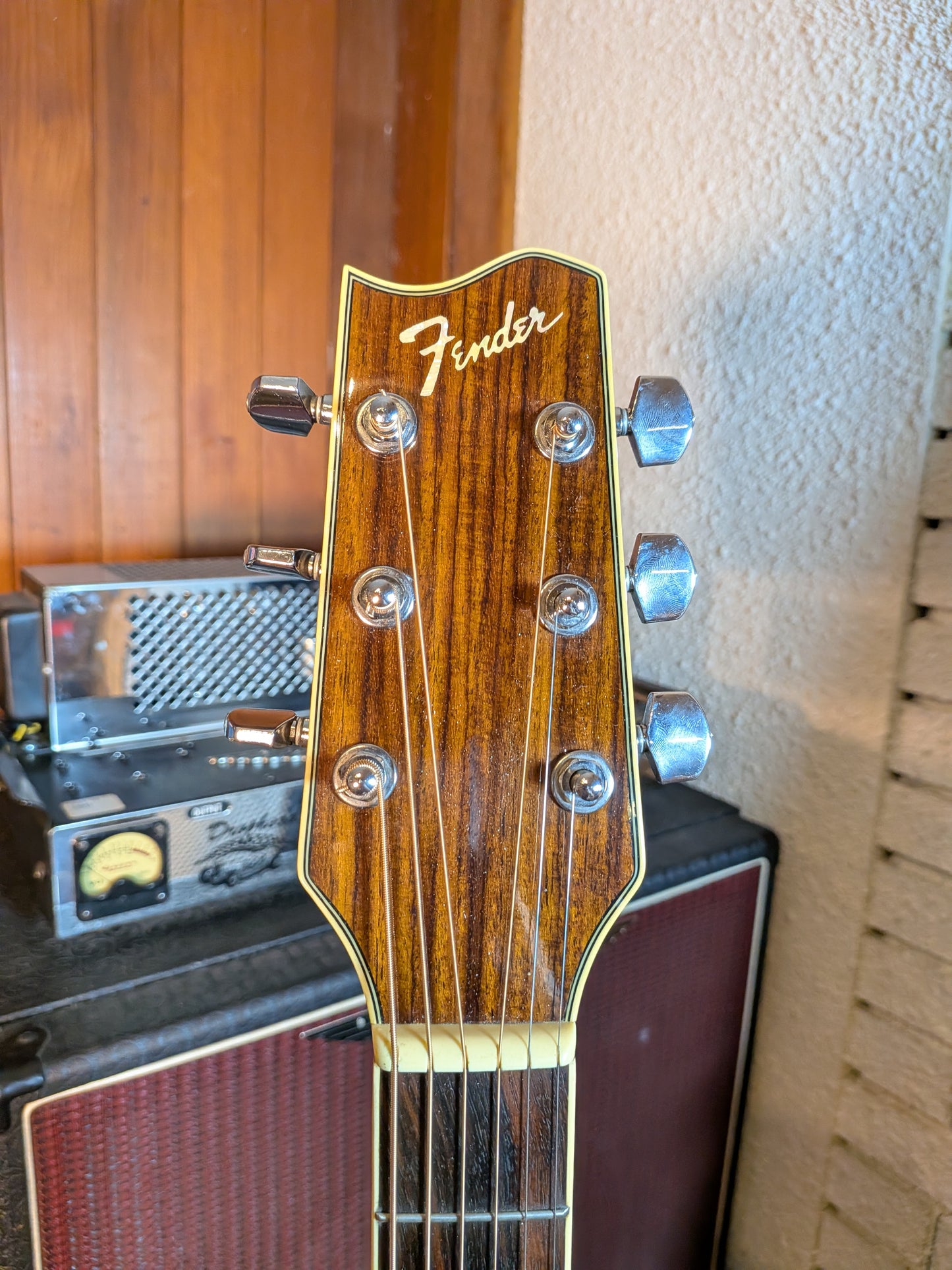Fender F-240A Dreadnought Acoustic Guitar w/Case - Sunburst (1980's)
