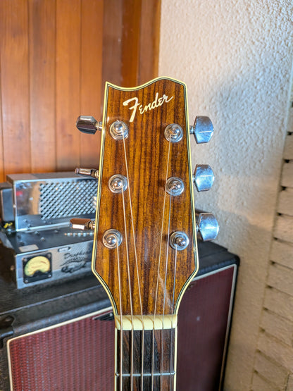 Fender F-240A Dreadnought Acoustic Guitar w/Case - Sunburst (1980's)