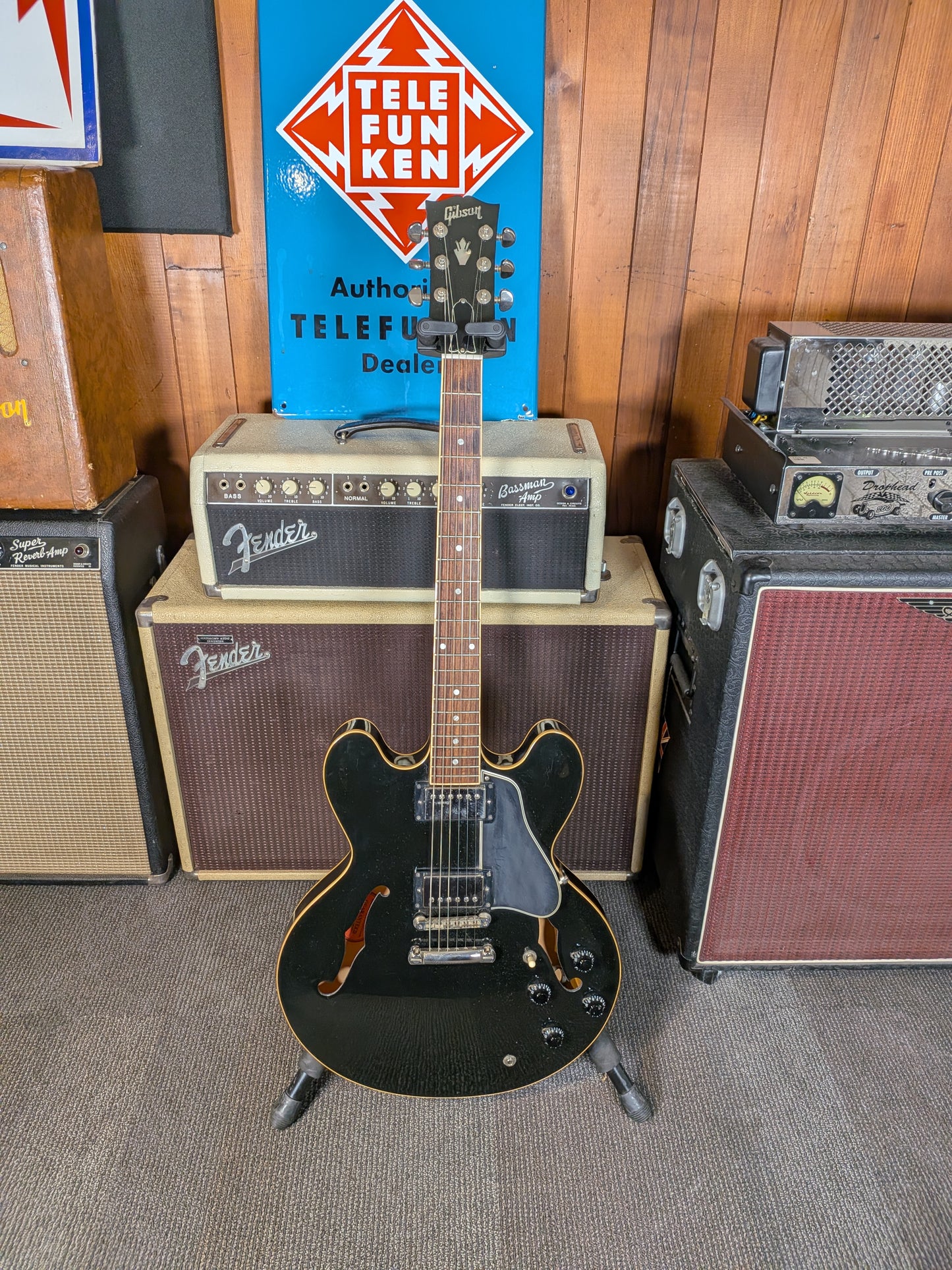 Gibson ES-335 "Dot" Semi-Hollow Electric Guitar w/Case - Ebony (2006)