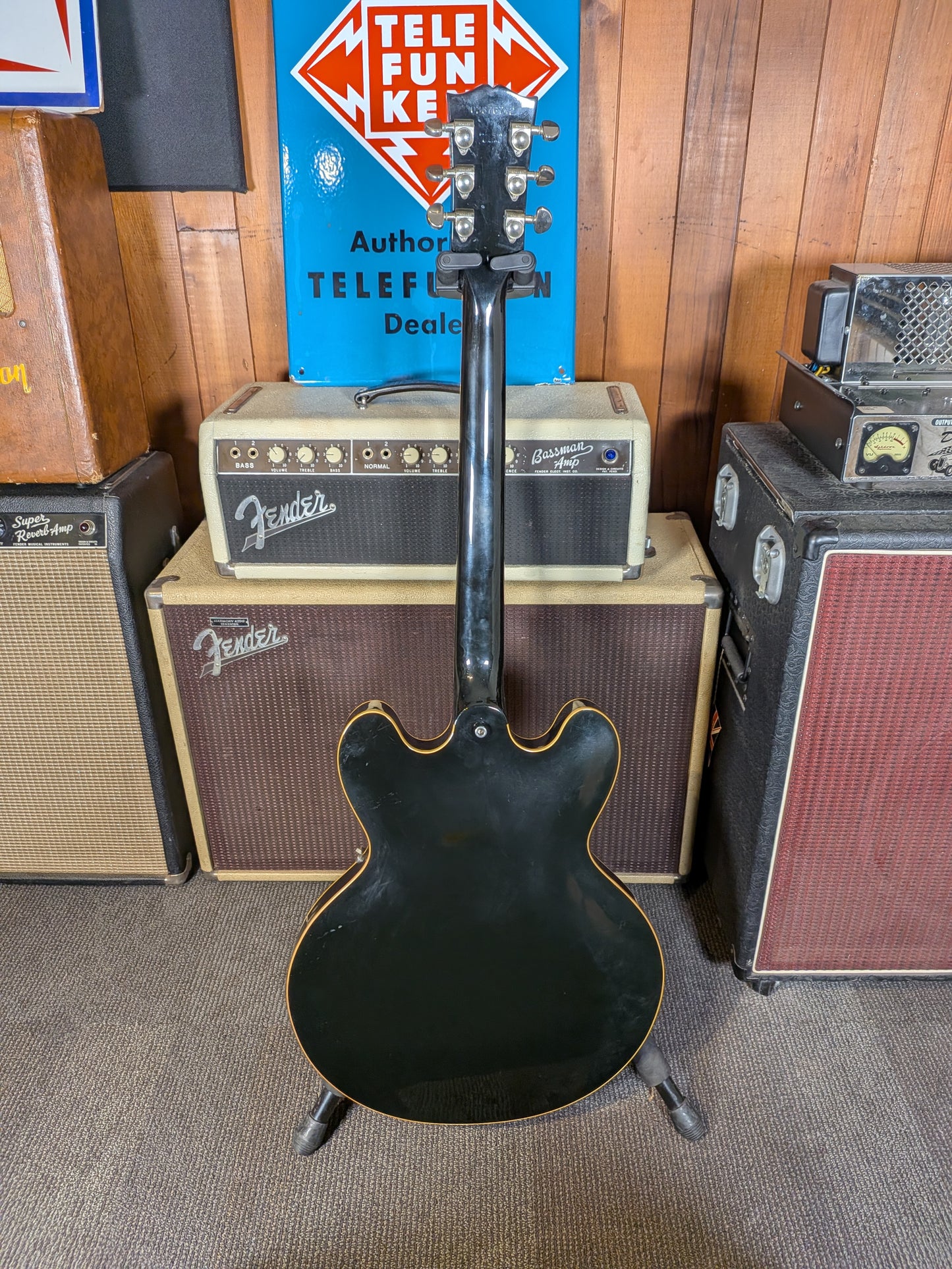 Gibson ES-335 "Dot" Semi-Hollow Electric Guitar w/Case - Ebony (2006)