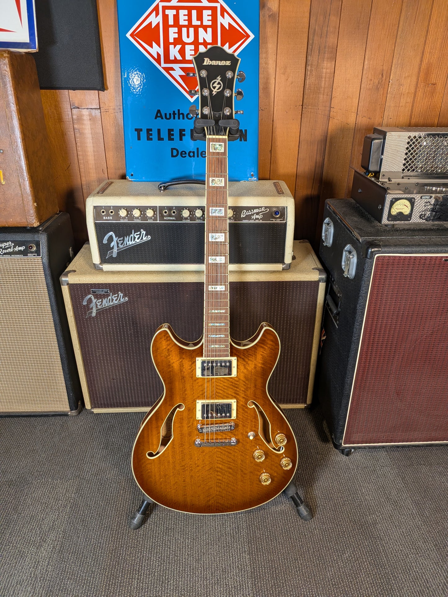 Ibanez Artcore AS83 Semi-Hollow Electric Guitar w/Case - Violin Sunburst (2004)