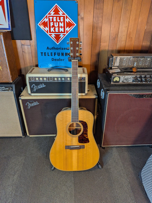 Yamaki Y40D Woodcraft Dreadnought Acoustic Guitar w/Case (Late 1970's)