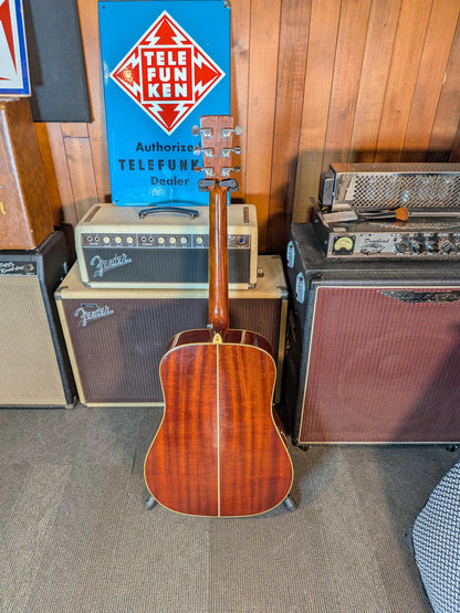 Yamaki Y40D Woodcraft Dreadnought Acoustic Guitar w/Case (Late 1970's)