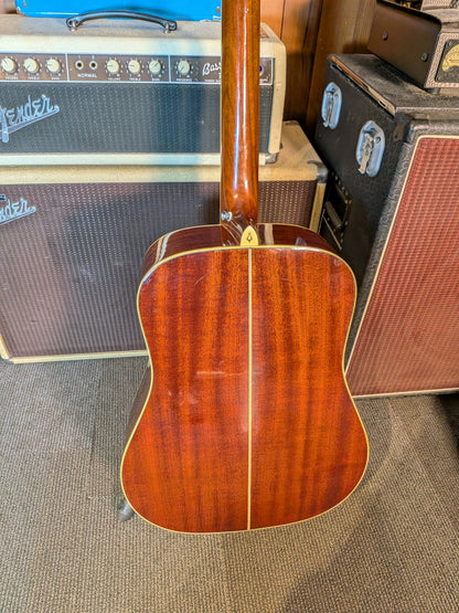 Yamaki Y40D Woodcraft Dreadnought Acoustic Guitar w/Case (Late 1970's)