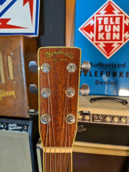 Yamaki Y40D Woodcraft Dreadnought Acoustic Guitar w/Case (Late 1970's)