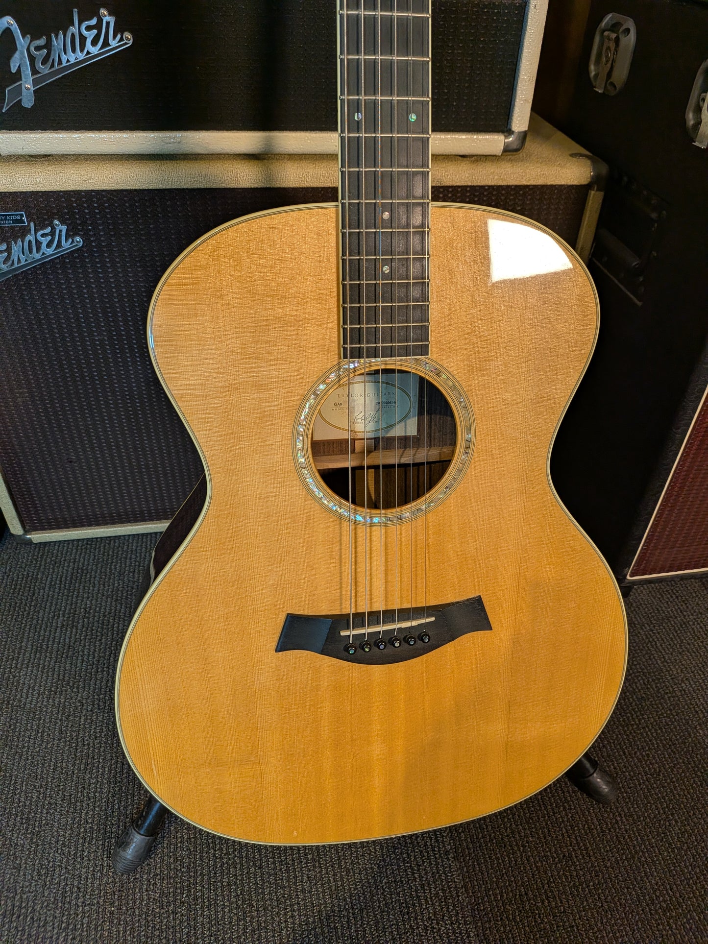 Taylor GA8 Grand Auditorium Acoustic Guitar w/Case - Natural (2007)