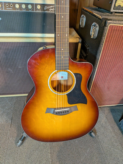 Taylor 214ce-K SB Plus Acoustic/Electric Guitar w/Gig Bag - Shaded Edgeburst (2022)