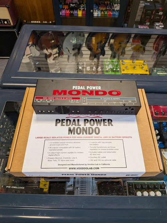 Voodoo Lab Pedal Power Mondo Power Supply w/Box & Cables (Used)