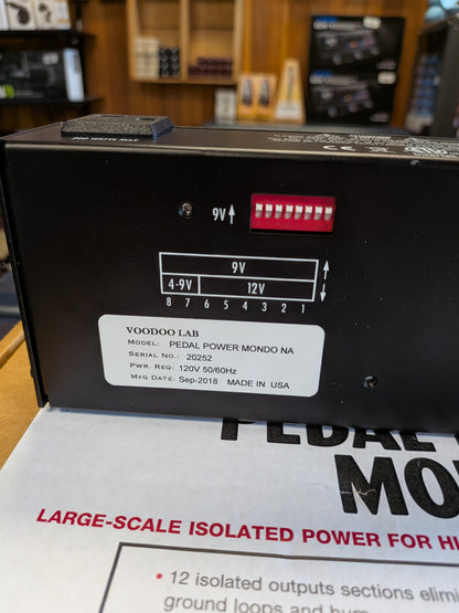 Voodoo Lab Pedal Power Mondo Power Supply w/Box & Cables (Used)