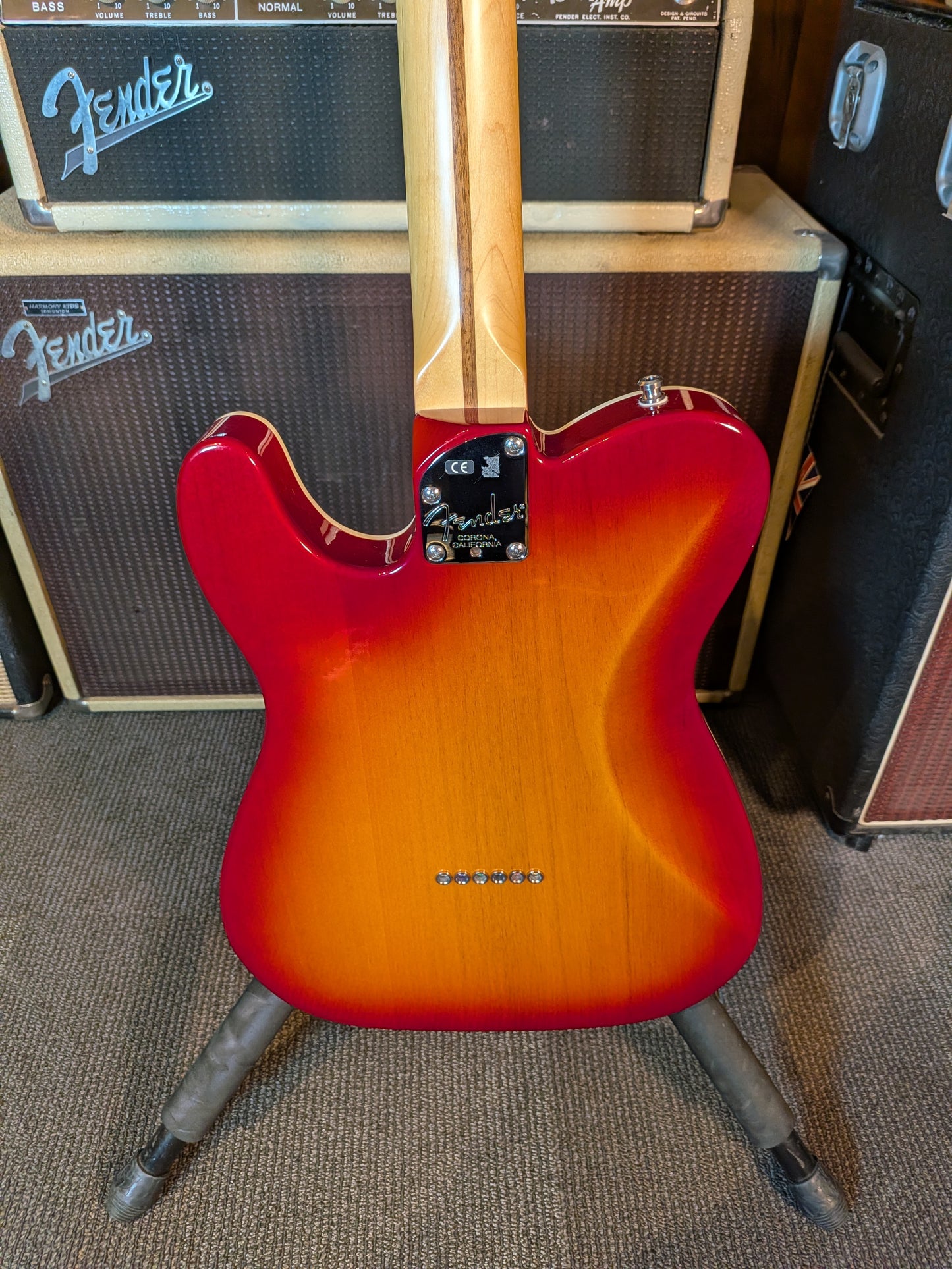 Fender American Deluxe Telecaster w/Case - Aged Cherry Burst (2014)