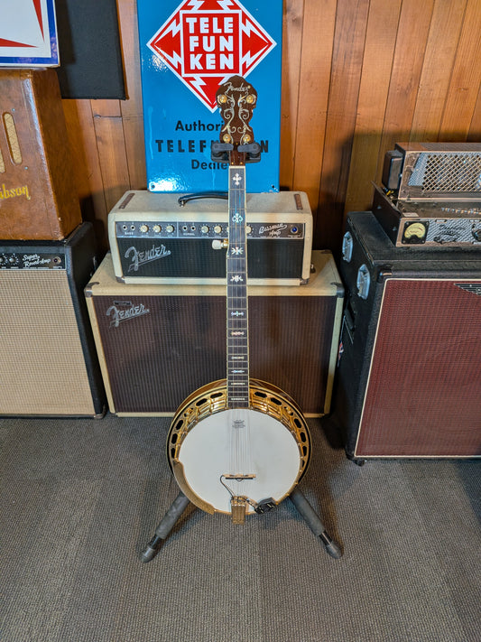 Fender FB-59 5-String Electric/Acoustic Resonator Banjo w/Case (2007)