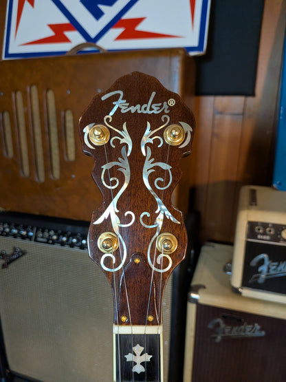 Fender FB-59 5-String Electric/Acoustic Resonator Banjo w/Case (2007)